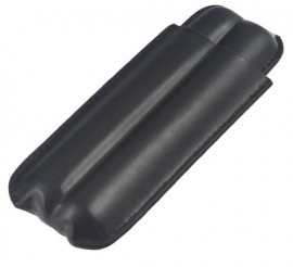 Cigar Case 2 Finger Black